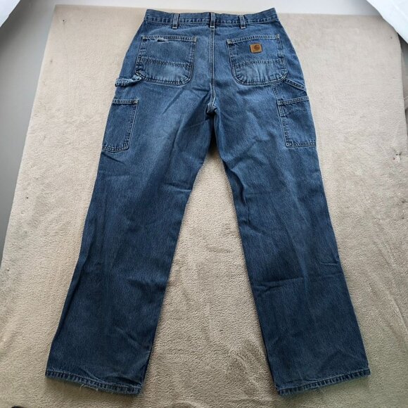 Carhartt Men's B13-DPS Carpenter Jeans Size 33x32 Loose Original Fit Straight - Picture 14 of 14
